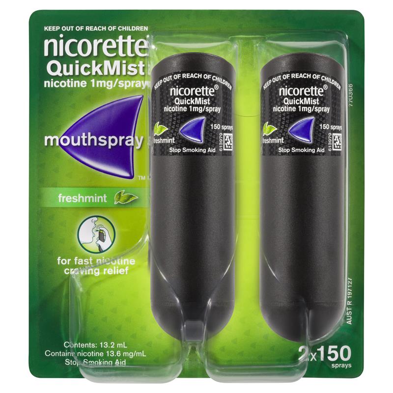 Nicorette Quickmist - Twin pack