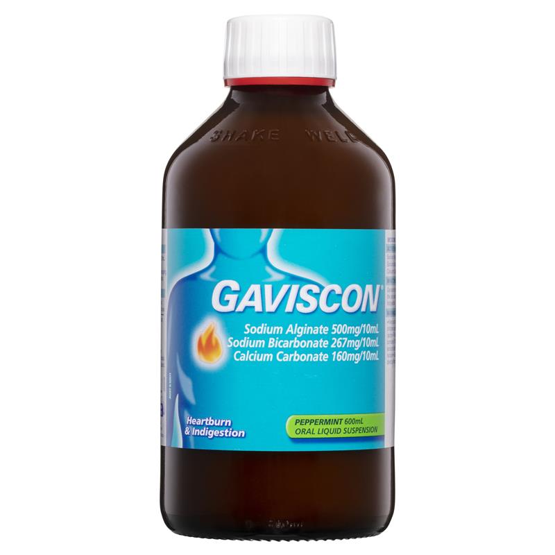 Gaviscon Original Liquid Peppermint 600ml