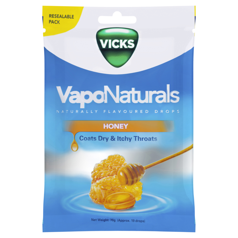 Vicks VapoNaturals Honey Throat 19 Lozenges