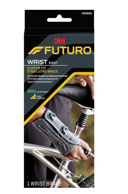 Futuro Custom Fit Stabilising Wrist Brace Adjustable Right Hand