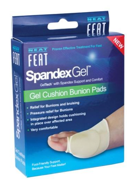 Neat Feat Spandex Gel Cushion Bunion Pads