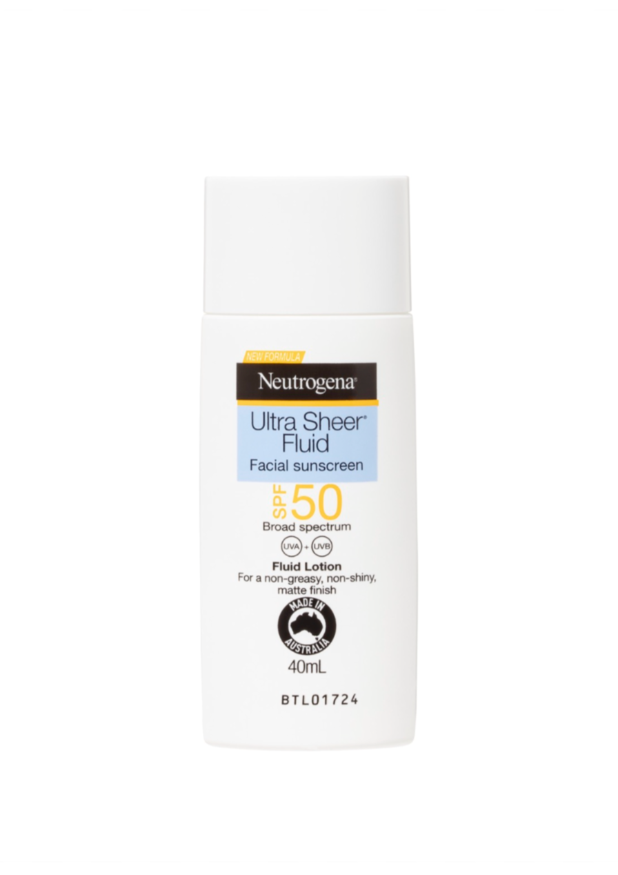 Neutrogena Ultra Sheer Fluid Facial Sunscreen SPF50 40ml