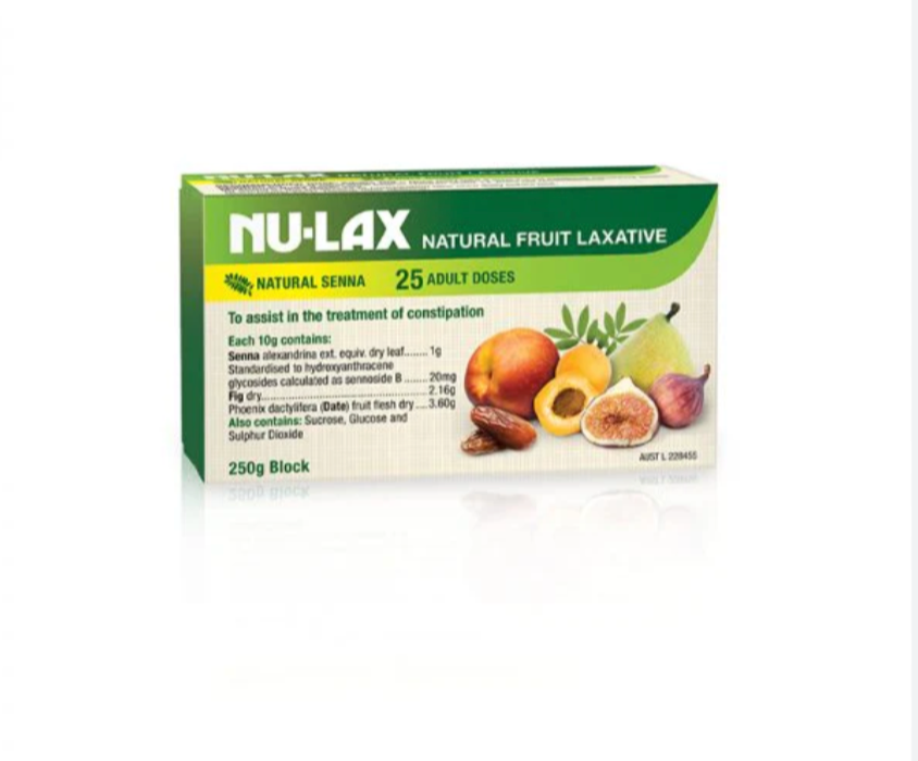 Nu-Lax Fruit Laxative Block 500g