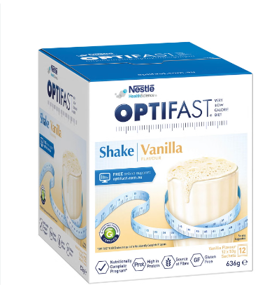 Optifast VLCD Vanilla Shake 53g 12 Sachets