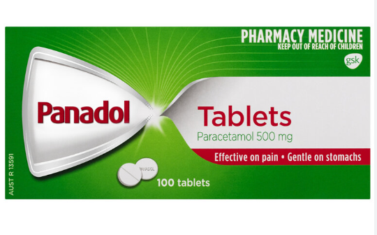 Panadol 500mg 100 Tabs