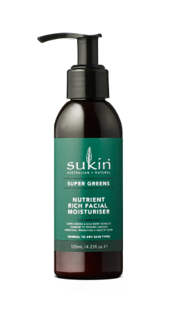 Sukin Super Greens Nutrient Rich Facial Moisturiser 125ml
