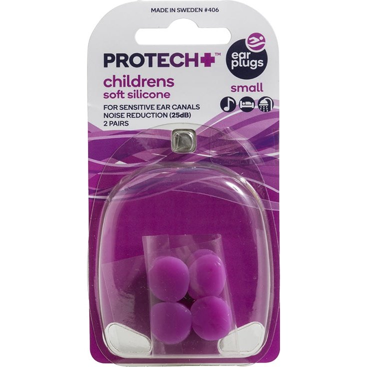 Proteh+ Childrens Soft Silicone Ear Plugs 2 pair