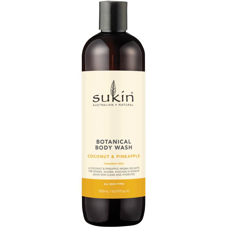 Sukin Body Wash Coconut & Pineapple 500ml
