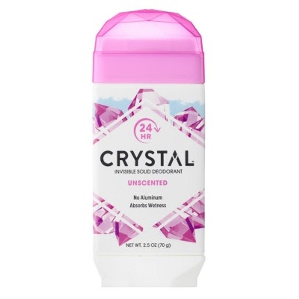 Crystal Invisible Solid Deodorant Unscented 70g