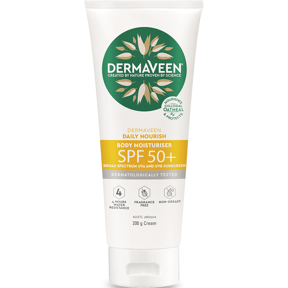 Dermaveen Daily Nourish Body Moisturiser SPF 50+ 200g