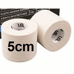 Elastic Adhesive Bandage (EAB) Premium Edge Stretch Tape White 5cm x 4.5m