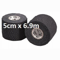 Elastic Adhesive Bandage (EAB) Stretch Tape Black 5cm x 6.9m
