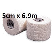 Elastic Adhesive Bandage (EAB) Stretch Tape White 5cm x 6.9m