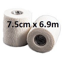 Elastic Adhesive Bandage (EAB) Stretch Tape White 7.5cm x 6.9m