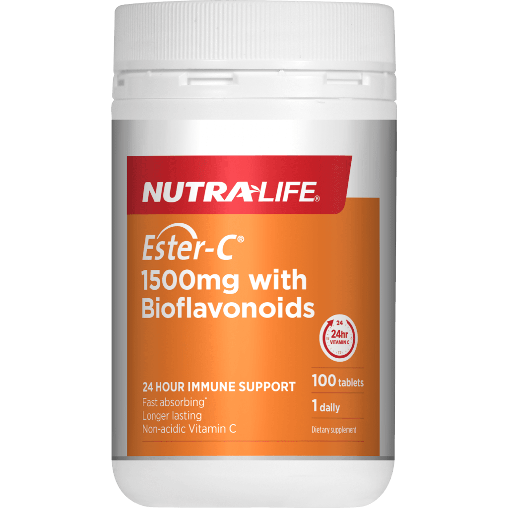 Nutra Life Ester C 1500mg with Bioflavonoids 100 Tabs