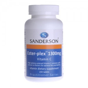 Sanderson Ester-Plex 1300mg Vitamin C 200 Tabs