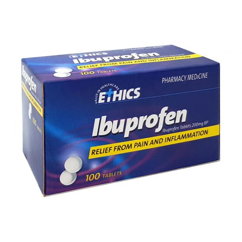 ETHICS Ibuprofen 200mg Tablets 100s