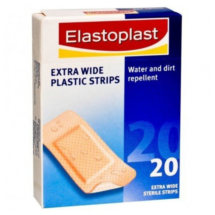 Elastoplast Extra Wide Plastic Strips 20