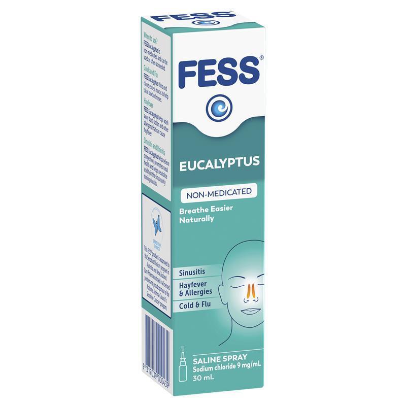 Fess Eucalyptus Saline Nasal Spray 30ml