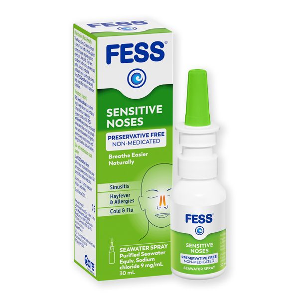 Fess Sensitive Noses Seawater Nasal Spray 30ml