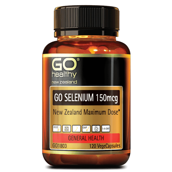 GO Healthy GO Selenium 150mcg 120 VCaps