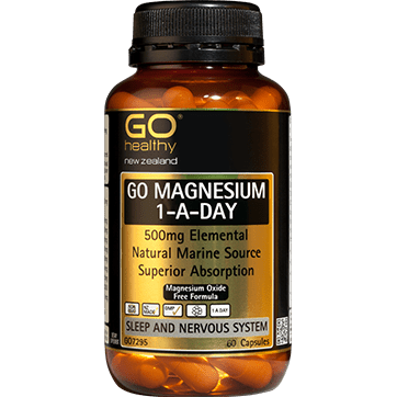 GO Healthy GO Magnesium 500mg 1-A-Day 60 Caps