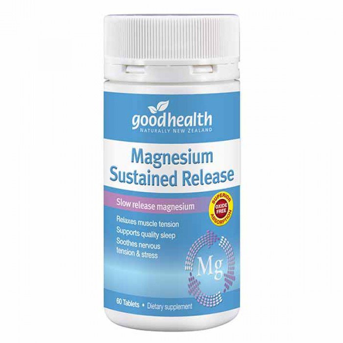 Good Health Magnesium Sustained Release 500mg 60 Tabs