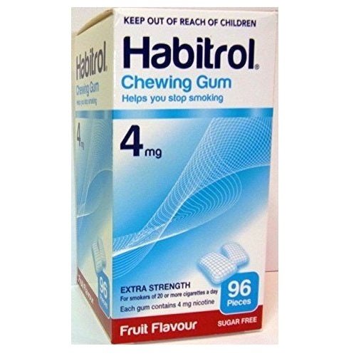 Habitrol Nicotine Gum 4mg Fruit 96