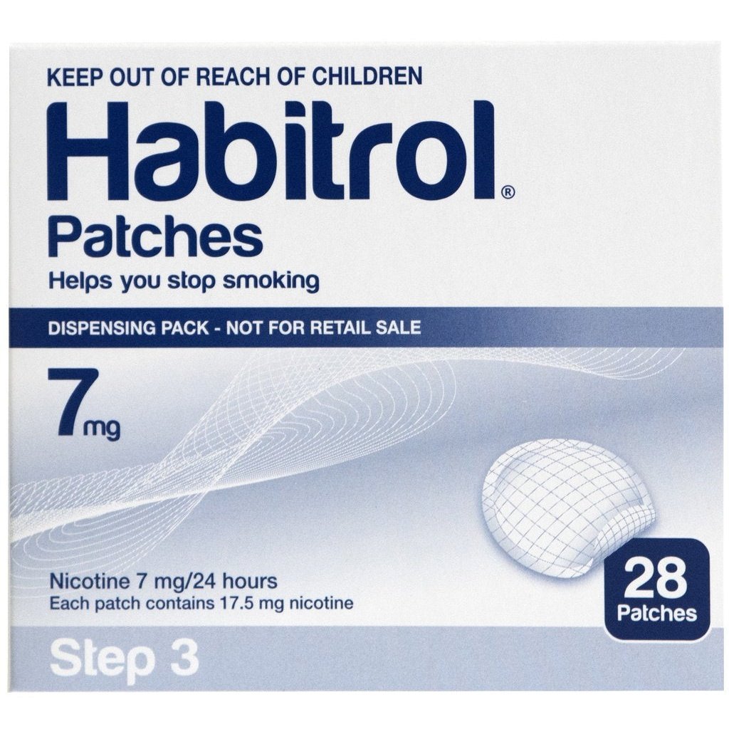 Habitrol Transdermal Nicotine Patch Step 3 7mg 28