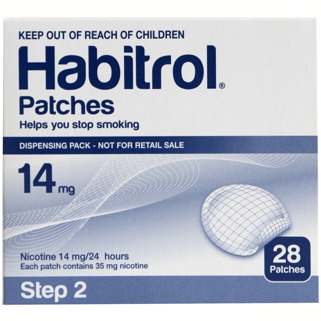 Habitrol Transdermal Nicotine Patch Step 2 14mg 28