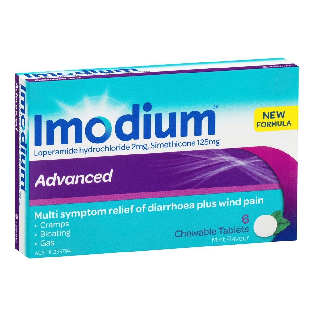 Imodium 2mg Advanced Chewable 12 Tabs