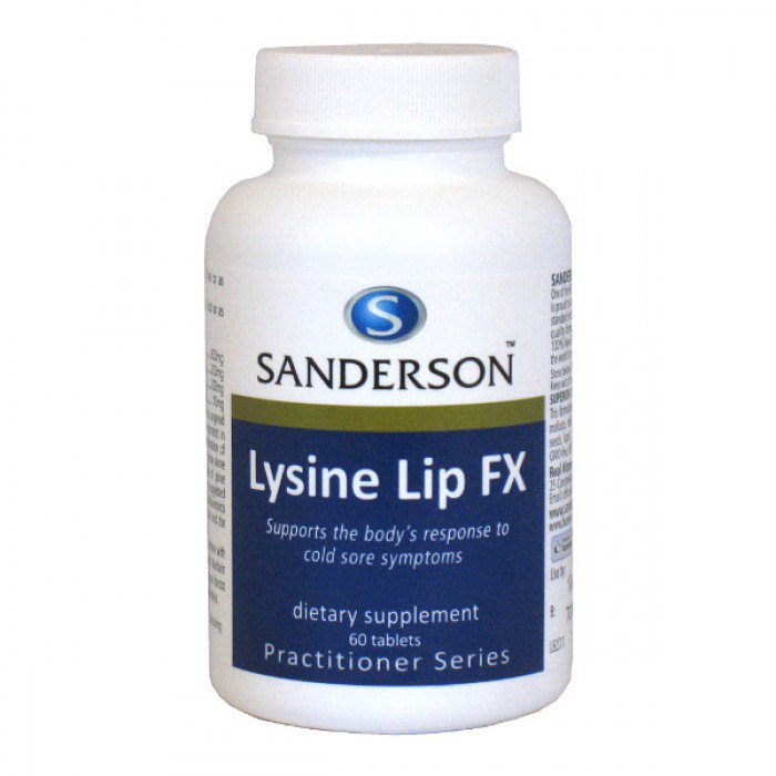 Sanderson Lysine Lip FX 60 Tabs