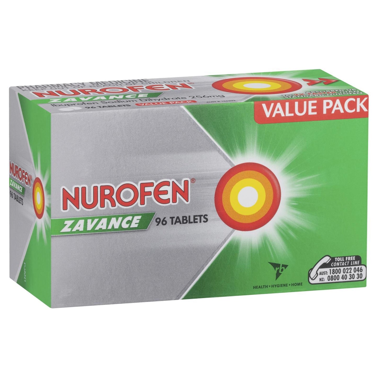 Nurofen Zavance 256mg 96 Tabs