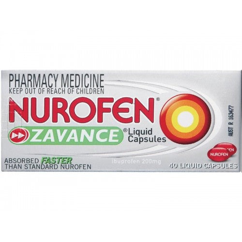 Nurofen Zavance 40 Liquid Caps