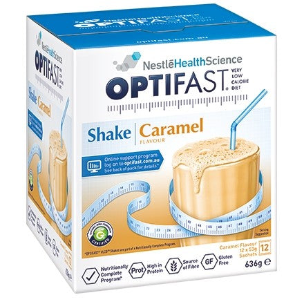 Optifast VLCD Caramel Shake 53g 12 Sachets