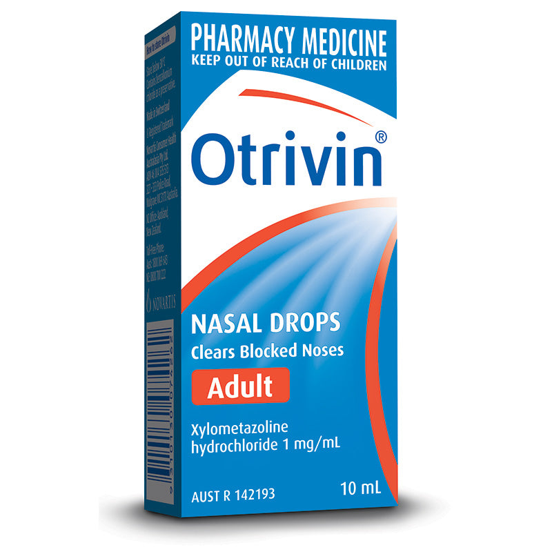 Otrivin Adult Nasal Drops 10ml