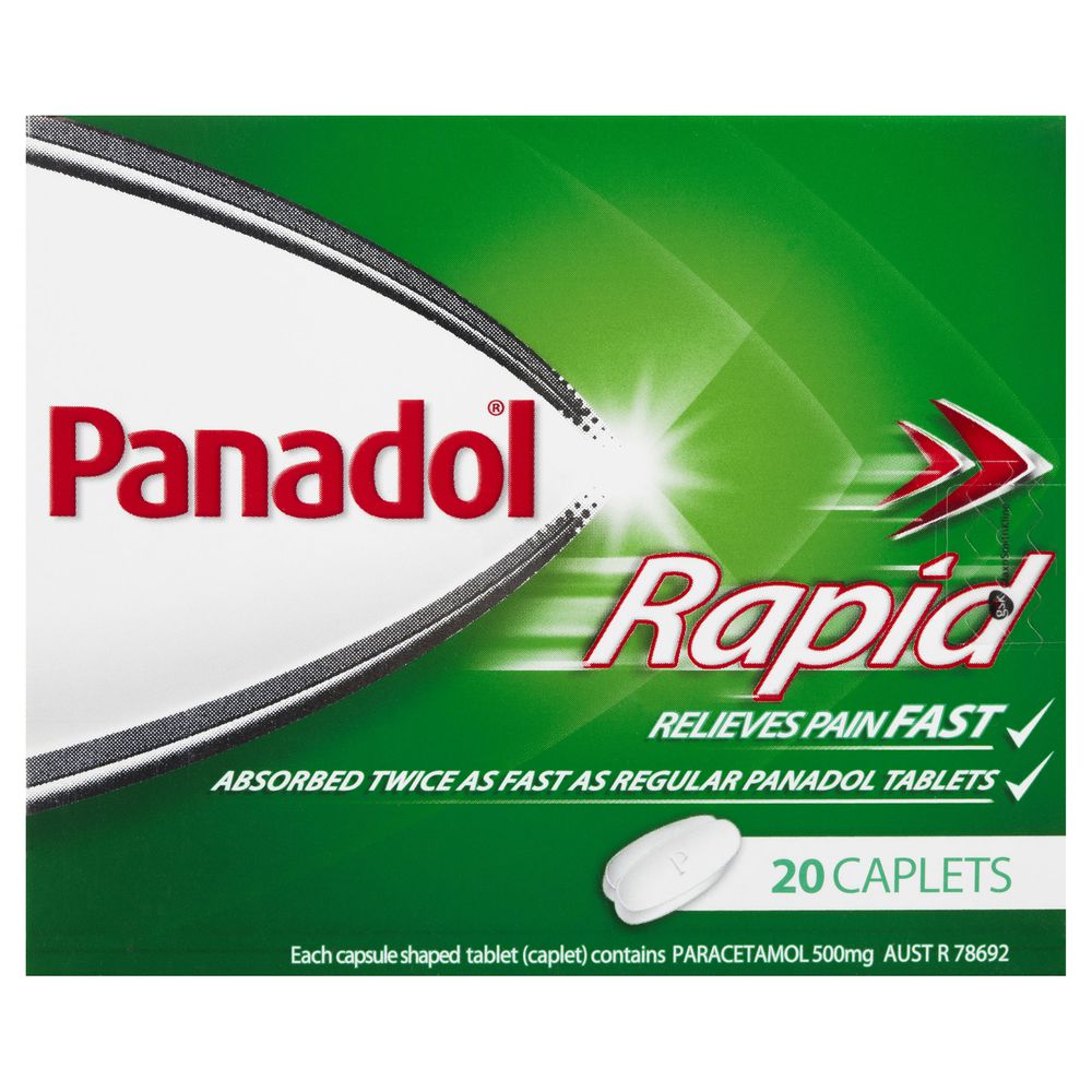 Panadol 500mg Rapid 20 Caps