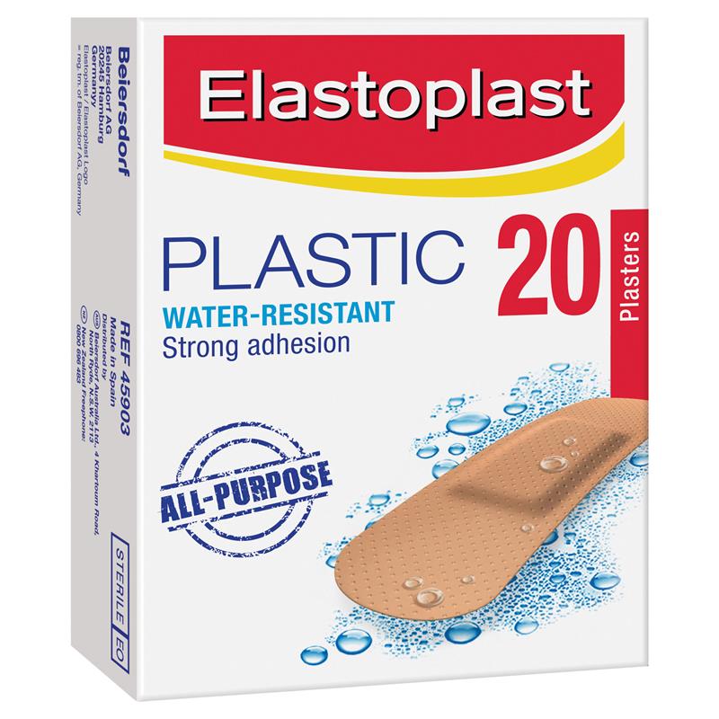 Elastoplast Plastic Water Resistent Strips 20