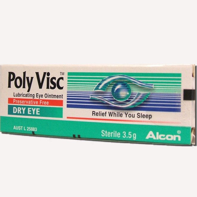Poly Visc Lubricating Eye Ointment Dry Eye 3.5g