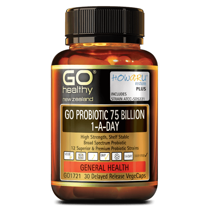 GO Healthy GO Probiotic 75 Million 1-A-Day 30VCaps