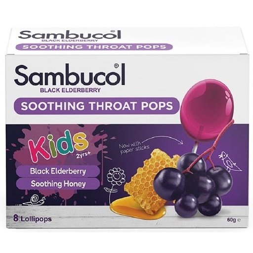 Sambucol Soothing Throat Pops 8