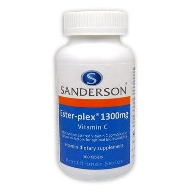 Sanderson Ester-Plex 1300mg Vitamin C 100 Tabs