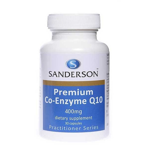 Sanderson Premium CoEnzyme Q10 400mg 60 Caps