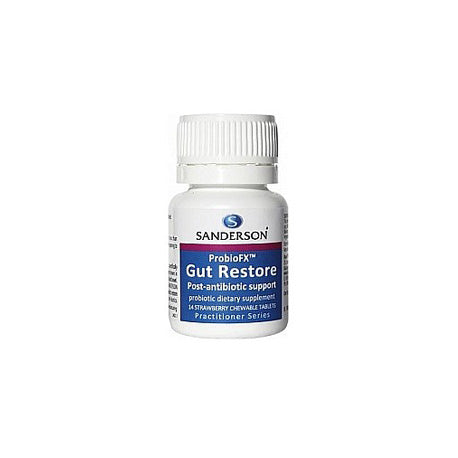 Sanderson ProbioFX Gut Restore Strawberry 14 Chewable Tabs