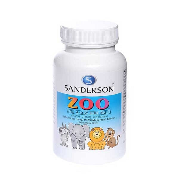 Sanderson Zoo One-A-Day Kids Multi 90 Chewable Tabs