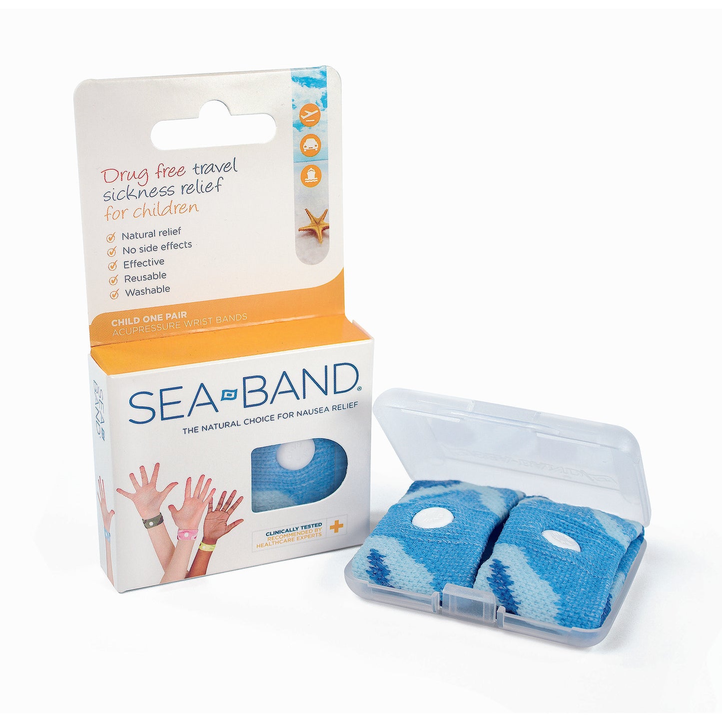 Sea Band Drug Free Travel Sickness Relief for Children