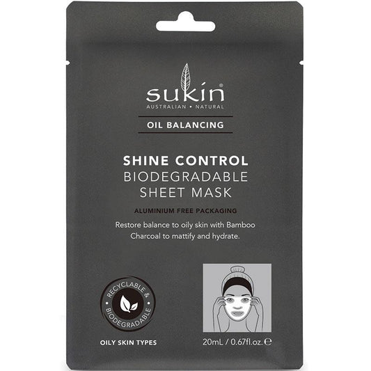 Sukin Oil Balancing Shine Control Sheet Mask 25ml