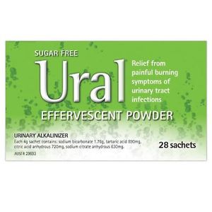 Ural Effervescent Powder 28 Sachets