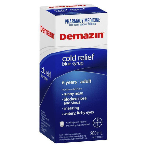 Demazin Clear Syrup 200ml (Colour Free)