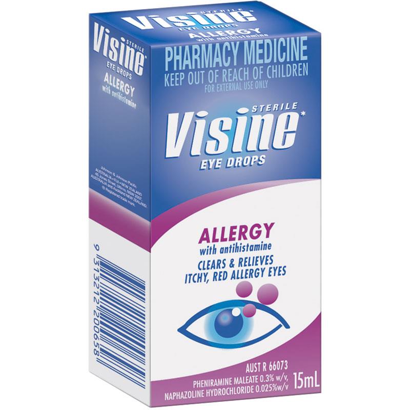 Visine Eye Drops Allergy with Antihistamine 15ml